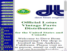 Tablet Screenshot of davebean.com